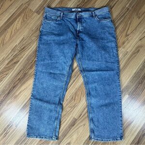 Tommy Hilfiger Jeans Mens 43x43 Blue Denim Relaxed Straight Ethan Preppy Casual